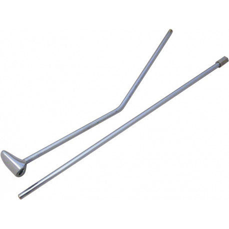 Tige de traction chromée, complète, avec bouton KLUDI