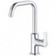 Pure&easy mitigeur de lavabo bec orientable latéralement sans vidage