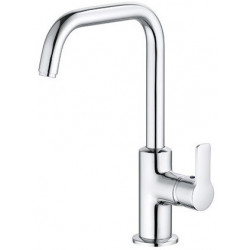 Pure&easy mitigeur de lavabo bec orientable latéralement sans vidage