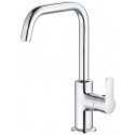 Pure&easy mitigeur de lavabo bec orientable latéralement sans vidage