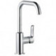 Pure&solid mitigeur de lavabo bec orientable latéralementavec garniture de vidage métallique