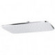 Freshline tête de douche design cockpit 400*260 mm chromée/blanc