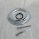 Rosace pour douche encastrée chrome KLUDI