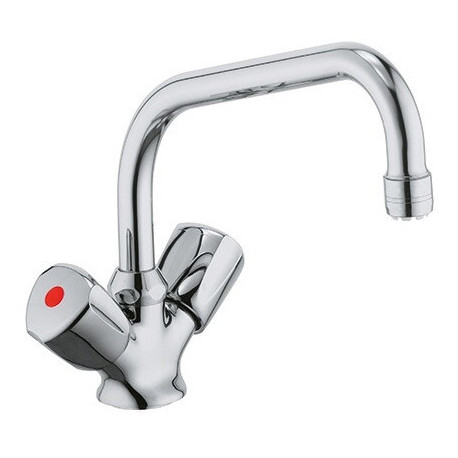 Mitigeur d'évier STANDARD DN 15, pour manette de ballon sans pression Terralux, métal chromé KLUDI