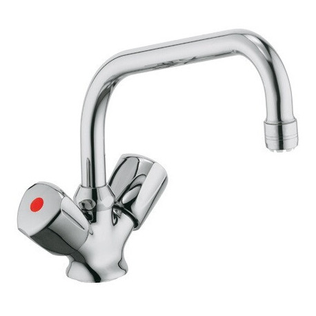 Mitigeur d'évier STANDARD DN 15, pour manette de ballon sans pression Terralux, plastique chromé KLUDI