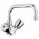 Mitigeur d'évier STANDARD DN 15 Terralux manette, plastique chromé KLUDI