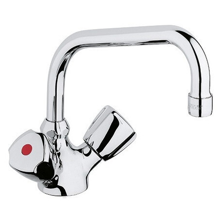 Mitigeur d'évier STANDARD DN 15 Terralux manette, plastique chromé KLUDI