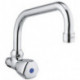 Robinet d'évier pivotant STANDARD DN 15 Poignée Terralux, plastique KLUDI