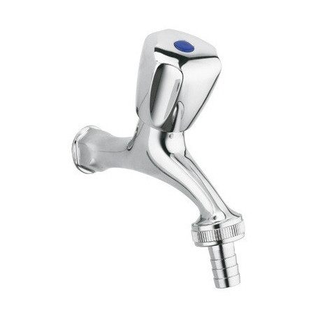 Robinet de vidange STANDARD DN 15 Poignée métal Terralux, vis de vidange chromée KLUDI