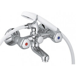 Mitigeur bain et douche STANDARD DN 15 Terralux poignée plastique chromé KLUDI