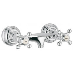 1926 robinetterie de douche chromée