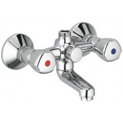 Mitigeur bain et douche STANDARD DN 15 Terralux poignée métal chromé KLUDI