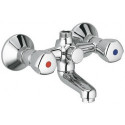 Mitigeur bain et douche STANDARD DN 15 Terralux poignée métal chromé KLUDI