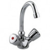 Mitigeur lavabo STANDARD DN 15 Terralux poignée plastique, bonde KLUDI chromée