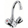 Mitigeur lavabo STANDARD DN 15 Terralux manette plastique, escamotable K chrome KLUDI