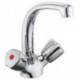Mitigeur lavabo STANDARD DN 15 Terralux poignée plastique, bonde KLUDI chromée