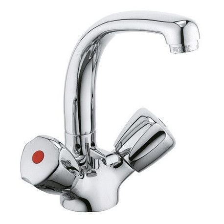 Mitigeur lavabo STANDARD DN 15 Terralux poignée plastique, bonde KLUDI chromée