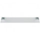 Panneau en verre cristal ALEA, en vrac, sans bord vert, dessous mat 650 x 120 mm KEUCO
