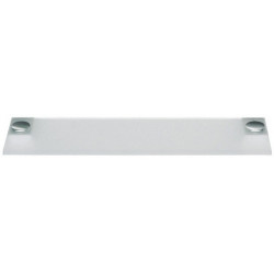 Panneau en verre cristal ALEA, en vrac, sans bord vert, dessous mat 650 x 120 mm KEUCO
