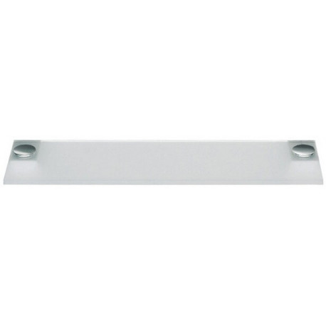 Panneau en verre cristal ALEA, en vrac, sans bord vert, dessous mat 650 x 120 mm KEUCO