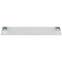 Panneau en verre cristal ALEA, en vrac, sans bord vert, dessous mat 650 x 120 mm KEUCO