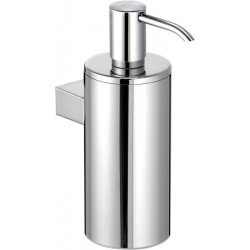 Distributeur de lotion PLAN mural modèle aluminium anodisé argent KEUCO
