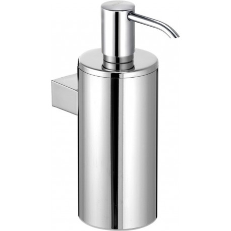 Distributeur de lotion PLAN mural modèle aluminium anodisé argent KEUCO