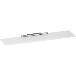 Panneau en verre cristal libre PLAN, sans bord vert, dessous mat 350 x 120 x 8 mm KEUCO
