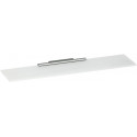Panneau en verre cristal libre PLAN, sans bord vert, dessous mat 350 x 120 x 8 mm KEUCO