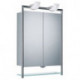 Etagère en verre EDITION 100 650 x 133 x 165 mm chromé KEUCO