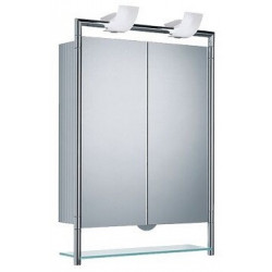 Etagère en verre EDITION 100 650 x 133 x 165 mm chromé KEUCO
