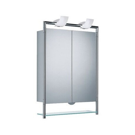 Etagère en verre EDITION 100 650 x 133 x 165 mm chromé KEUCO
