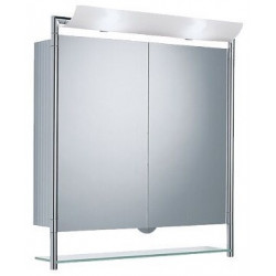 Etagère en verre EDITION 100 850 x 133 x 165 mm chromé KEUCO