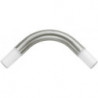 Coude 90Gr PLAN pour receveurs de douche carrés aluminium anodisé argent KEUCO