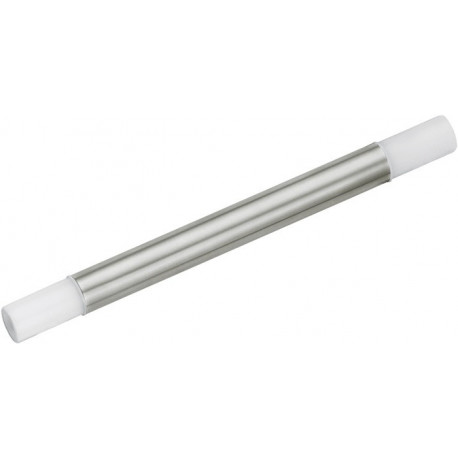 Tuyau de raccordement PLAN complet avec filetage aluminium anodisé argent KEUCO