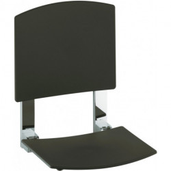 Siège rabattable siège PLAN CARE 360 mm chromé / noir-gris KEUCO
