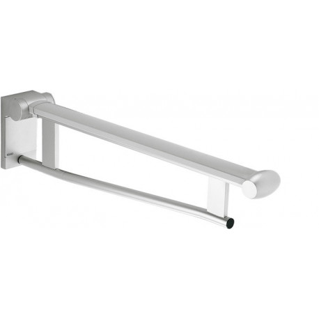 Vasque à bras articulé PLAN CARE, saillie 650 mm chromé / noir-gris KEUCO