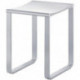 Tabouret PLAN aluminium anodisé argent / noir-gris RA KEUCO