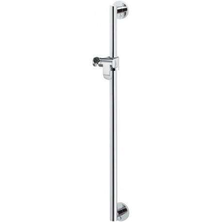 Barre de douche PLAN complète avec glissière de douche 1182 mm, aluminium anodisé argent / verch KEUCO