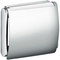 Porte papier toilette PLAN avec couvercle chromé