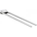 Porte serviette CITY 2 saillie 430 mm, pivotant chromé KEUCO