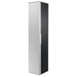 Armoire haute EDITION 300 350 x 1800 x 385 mm, battante gauche blanc / anthracite KEUCO