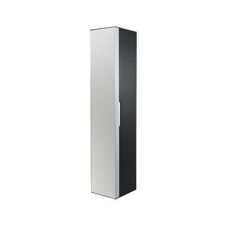 Armoire haute EDITION 300 350 x 1800 x 385 mm, battante gauche blanc / anthracite KEUCO