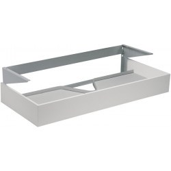 Meuble sous-vasque EDITION 300 1250 x 155 x 525 mm panneau tiroir blanc KEUCO