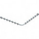 Kit barre de rideau de douche PLAN pour douche carrée, coudée 1200 x 1200 mm, chromé KEUCO