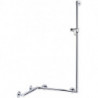 Main courante de douche PLAN avec barre de douche 597/880/1265 mm chromée KEUCO