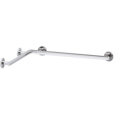 Main courante de douche / baignoire PLAN CARE 597/597 mm aluminium anodisé argent KEUCO