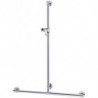 Barre de douche PLAN avec barre de douche 682/1263 mm, chromée KEUCO