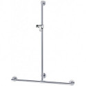 Barre de douche PLAN avec barre de douche 982/1263 mm, chromée KEUCO