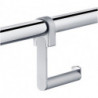 Porte papier toilette PLAN CARE aluminium anodisé argent KEUCO